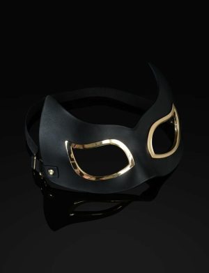 Black Leather Cat Mask Accessories