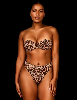 Everyday Smooths Leopard Strapless Push Up Bra Bras