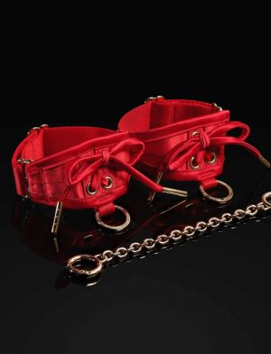 Ganieve Red Cuffs Accessories